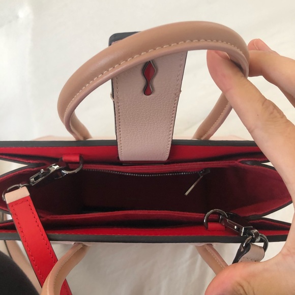 CHRISTIAN LOUBOUTIN Small Paloma Tote Nude color - Picture 6 of 11